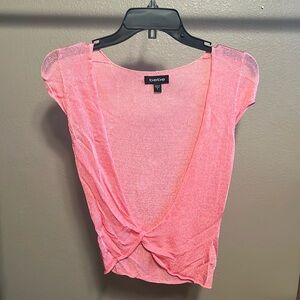 Vintage y2k Bebe Pink Knit Top Size Small